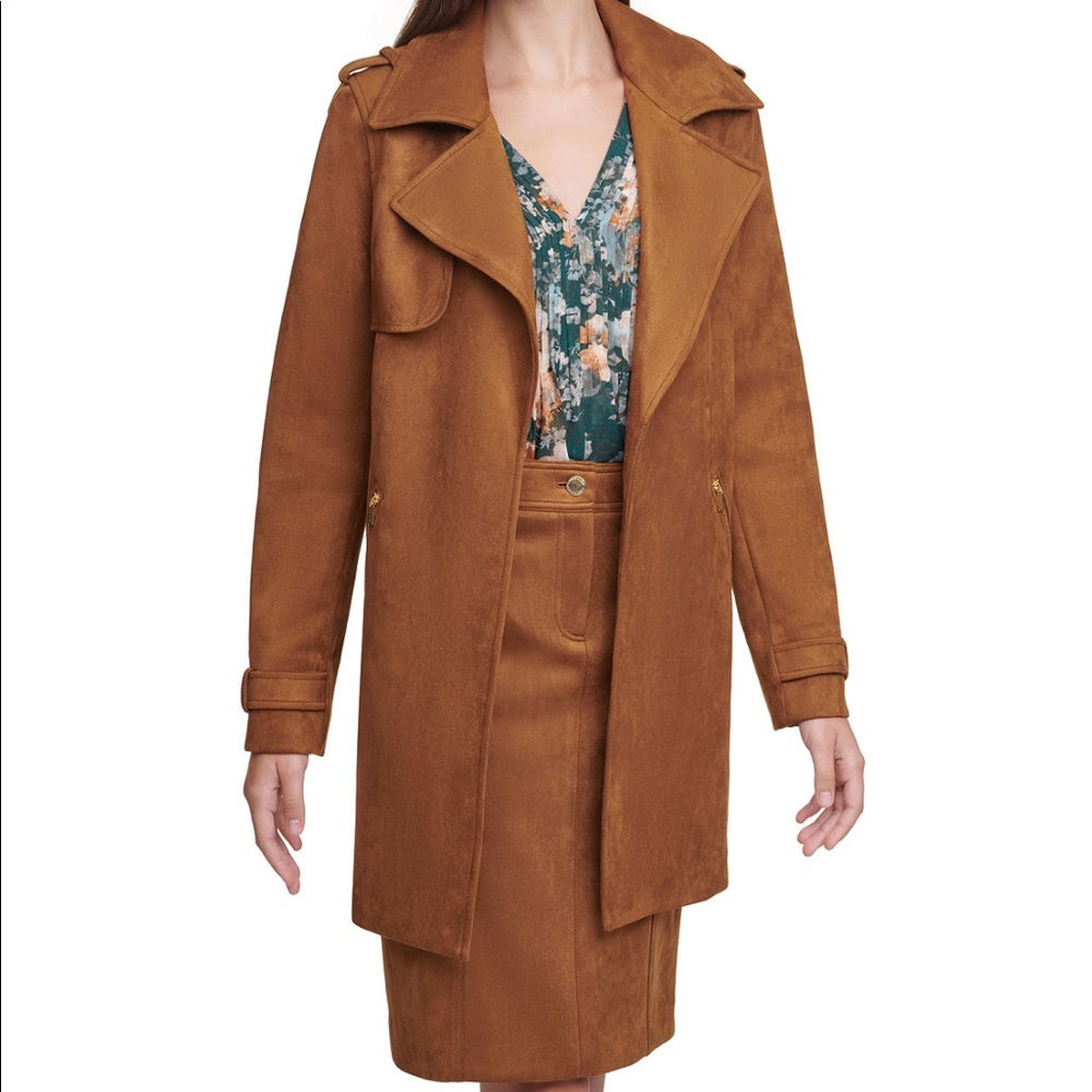 Calvin Klein Faux Suede